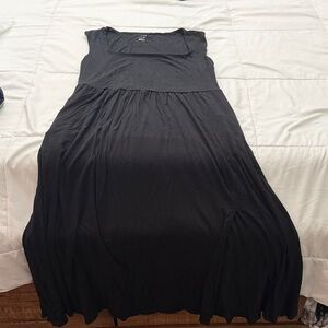 a new day Black Maxi Dress with Square Neck